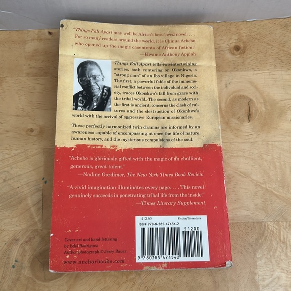 Things Fall Apart - Book by Chinua Achebe - 50th Anniversary Edition - Picture 2 of 16